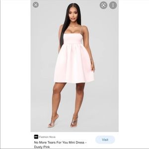 Baby pink, baby doll Ariana grandre inspired dress